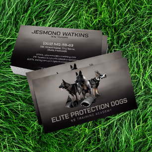 Professional K9 Training Business Card