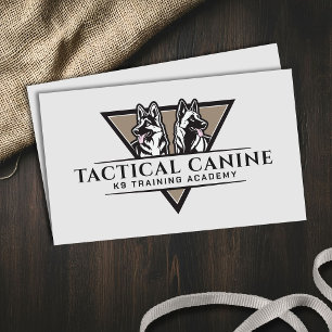 Professional K9 Training Business Card