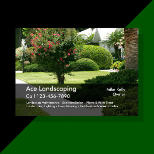 Professional Landscaping Businesscards Business Card