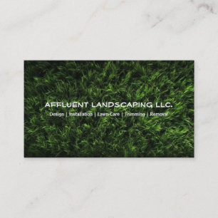 Professional Landscaping Company Business Card