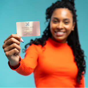 Professional Lashes Brows Makeup Logo Rose Social Business Card