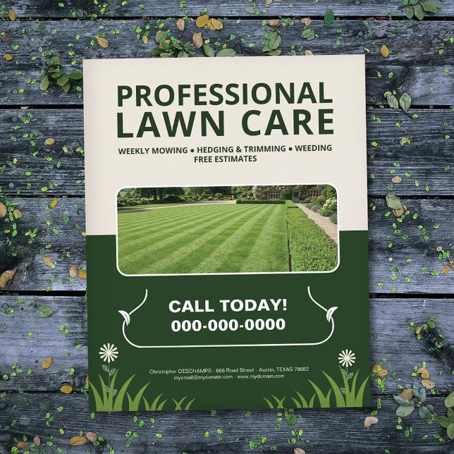 Professional Lawn Care Flyer (Professional Lawn Care Flyer)