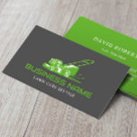 Professional Lawn Care & Landscaping Service  Business Card<br><div class="desc">Lawn Care & Landscaping Professional Mower Logo Business Card.</div>