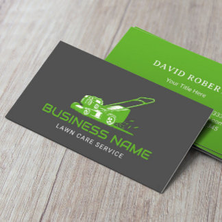 Professional Lawn Care & Landscaping Service  Business Card