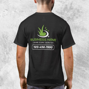 Professional Lawn Care Logo Landscaping Service T-Shirt