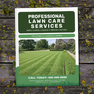 Professional Lawn Care Services Flyer