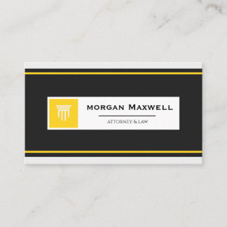 Professional Lawyer Business Card | Attorney 