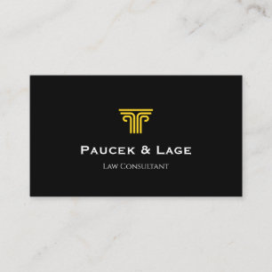 Professional Lawyer Business Card Attorney