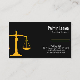 Professional Lawyer Business Card   Attorney 