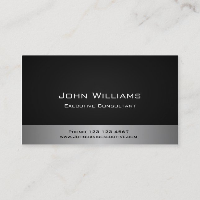 Professional legal consultant right administrator business card (Front)