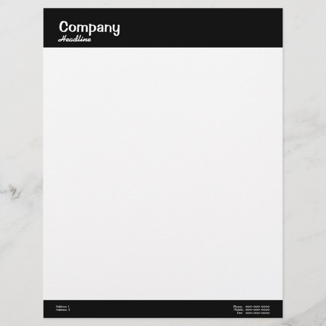 Professional Letterhead Template (Front)