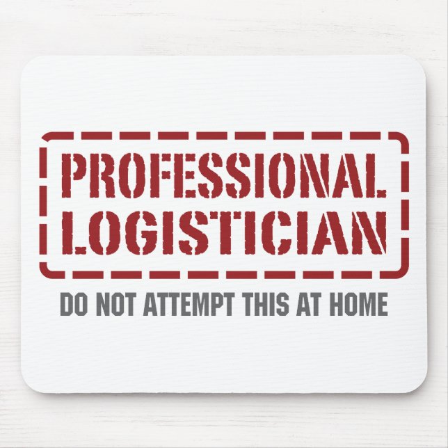 Professional Logistician Mouse Pad (Front)