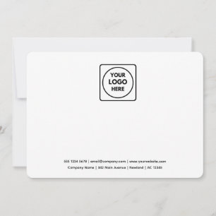 Professional Logo 4-Photo Collage Branding Card