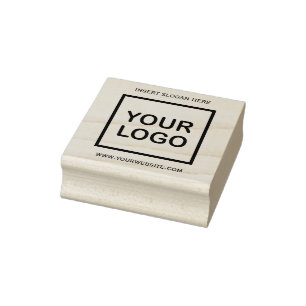 Professional Logo Business Custom Slogan Website Rubber Stamp
