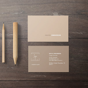 Professional Logo Modern Simple Minimalist  Business Card