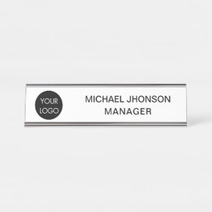 Professional Logo Title Desk Name Plate