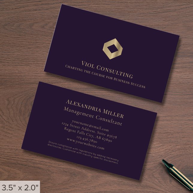 Professional Luxury Logo Business Card (Creator Uploaded)