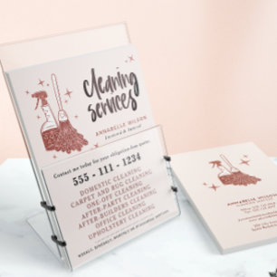 Professional Maid & House Cleaning Business  Flyer