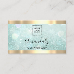 Professional Makeup Aesthetician Lashes QR Logo  Business Card