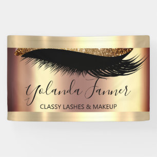 Professional Makeup Artist Eyelash Unique Modern B Banner