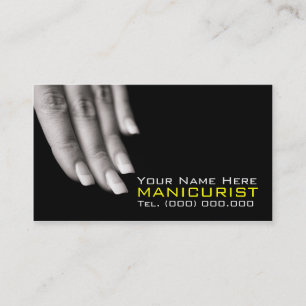 Professional Manicure Business Cards