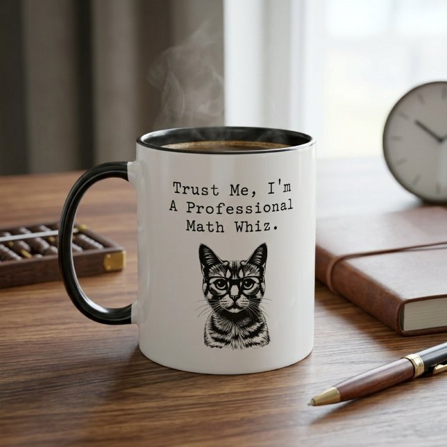 Professional Math Whiz Funny Educator Design Mug (Creator Uploaded)