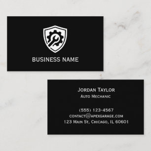 Professional Mechanic Business Card