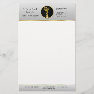 Professional Medical Hygieia Gold Bowl Stationery