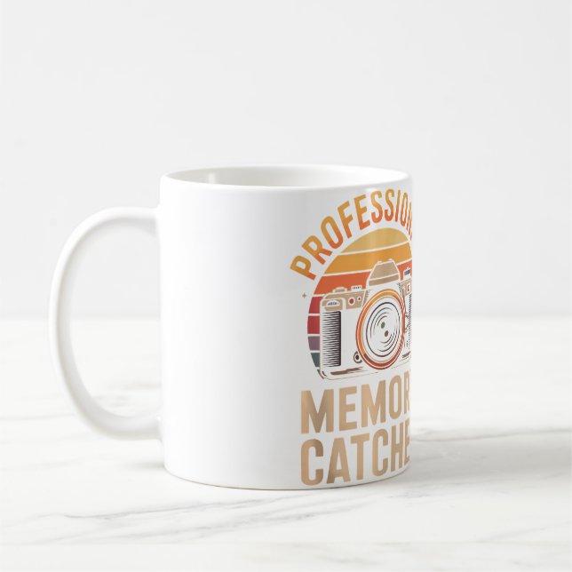 Professional Memory Catcher Funny Photographer Pho Coffee Mug (Left)