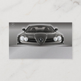 professional mercedes benz car dealer seller card