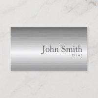 Professional Metal Background Pilot Aviator