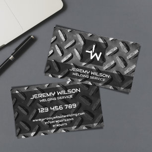Professional  Metal Welder Construction Handyman Business Card