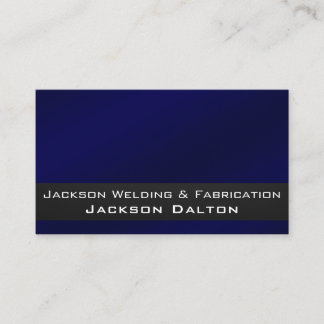 Professional Metal Welding Fabrication Contractor  Business Card