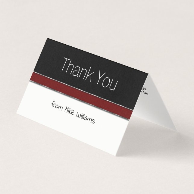 Professional Mini Thank You Notes Elegant Design (Front)