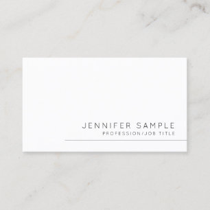Professional Minimal Modern Template Cute Creative Business Card