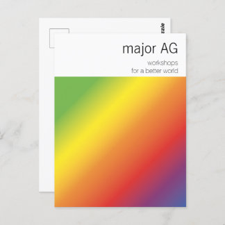 Professional minimal postcard