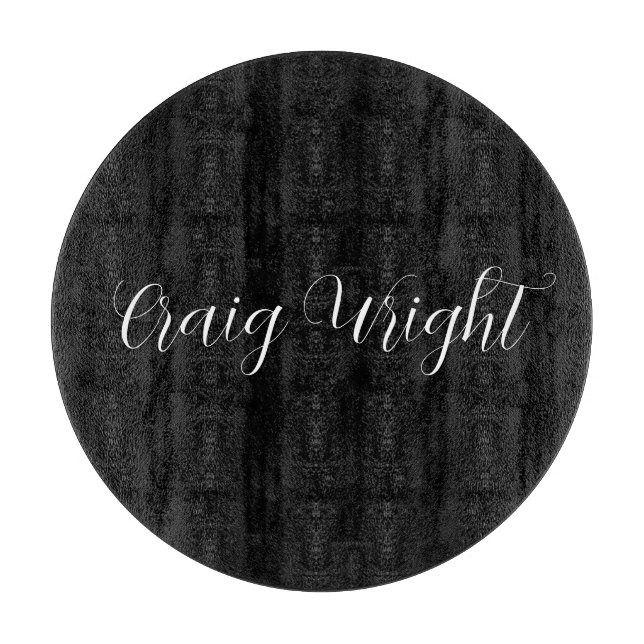 Professional Minimalist Add Name Personalised Cutting Board (Front)