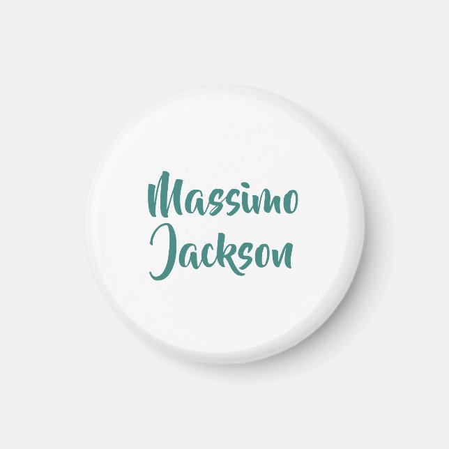 Professional Minimalist Add Name Personalised Magnet (Front)