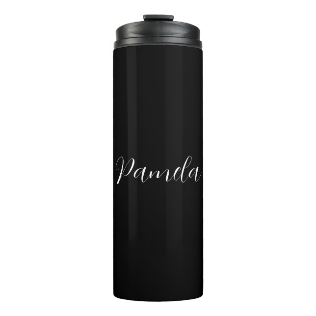 Professional Minimalist Add Name Personalised Thermal Tumbler (Front)
