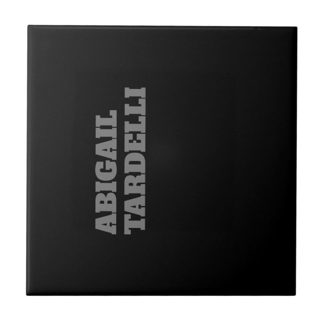 Professional minimalist bold modern custom plain ceramic tile (Front)