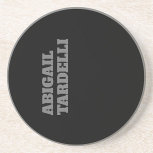 Professional minimalist bold modern custom plain coaster