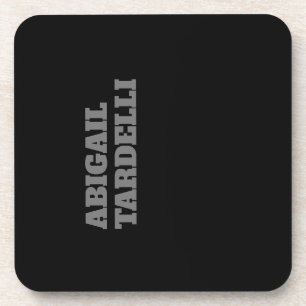 Professional minimalist bold modern custom plain coaster