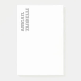 Professional minimalist bold modern custom plain post-it notes