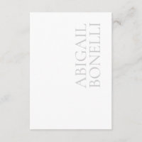 Professional minimalist bold modern grey white