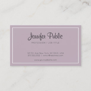 Professional Minimalist Chic Design Luxury Trendy Business Card