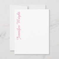 Professional minimalist feminine pink