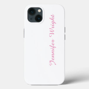 Professional minimalist feminine plain elegant iPhone 13 case
