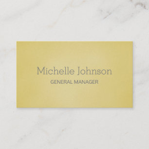 Professional Minimalist Grainy Tan Business Card