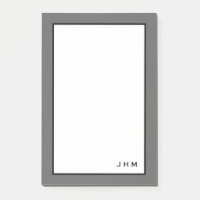 Professional Minimalist Grey | Monogram