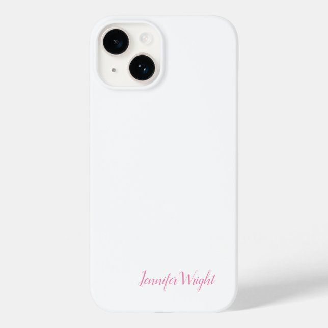 Professional minimalist handwriting feminine Case-Mate iPhone case (Back)